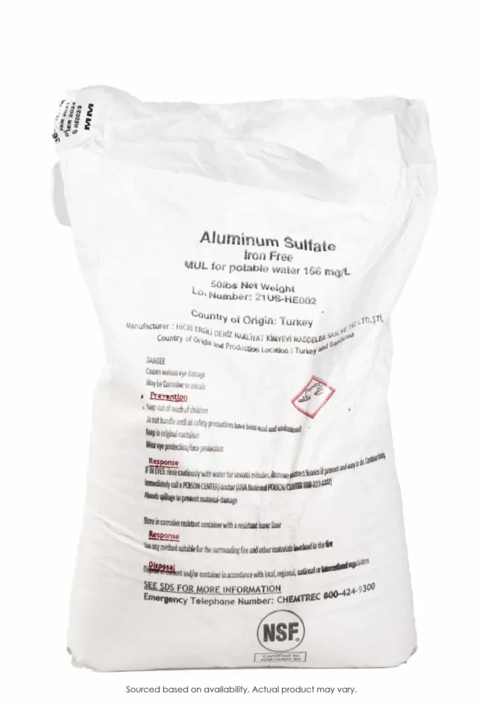 Aluminum Sulfate Standard Ground