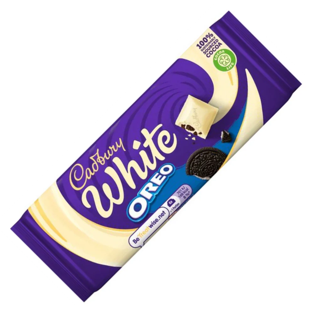 British Cadbury White Oreo 120g BB 5/7/26